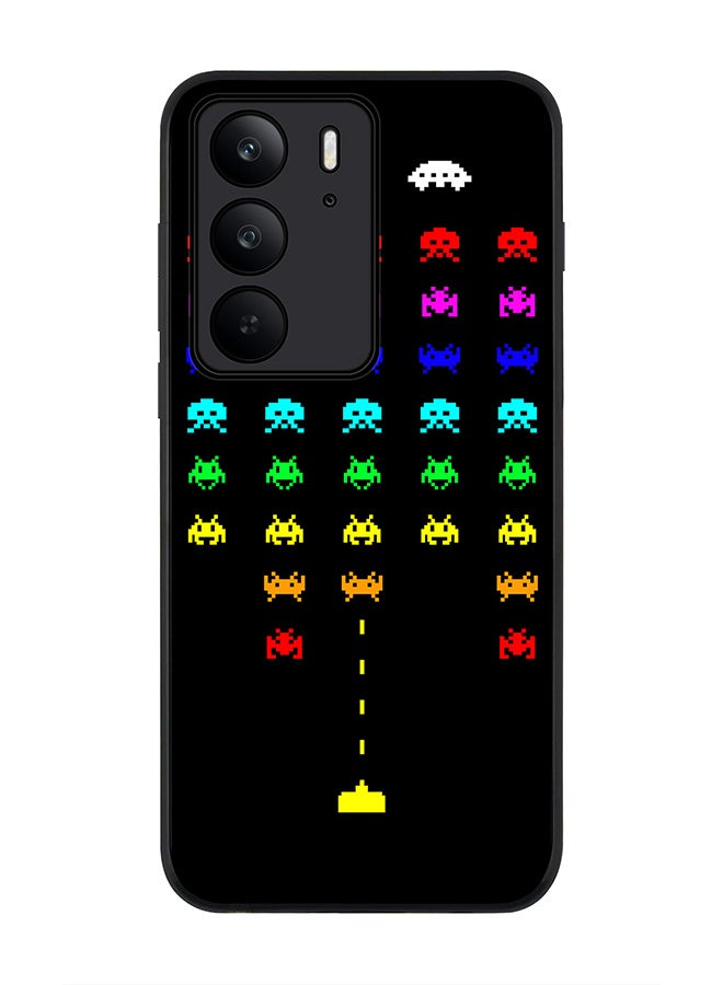 For Realme C75x / C75 4G Case,Slim fit Camera Protection, Shockproof Thin Phone cover  - Space Invader